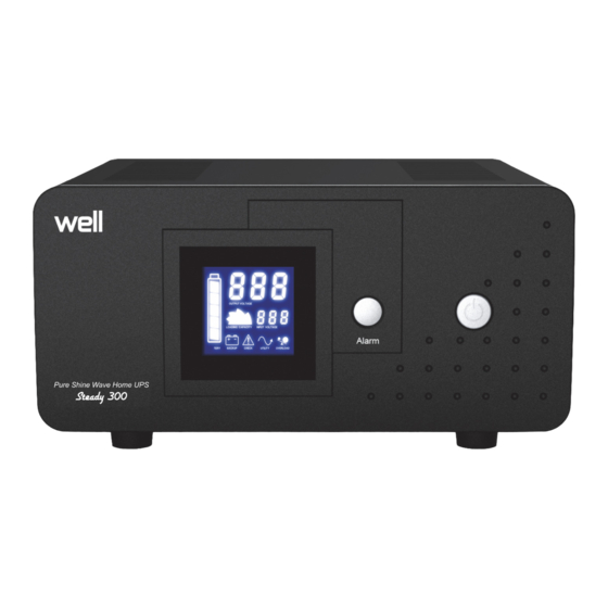Well UPS-HEATST-STEADY500VA-WL User Manual