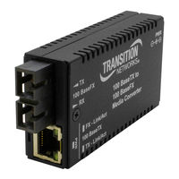 Transition Networks M/E-TX-FX Series User Manual