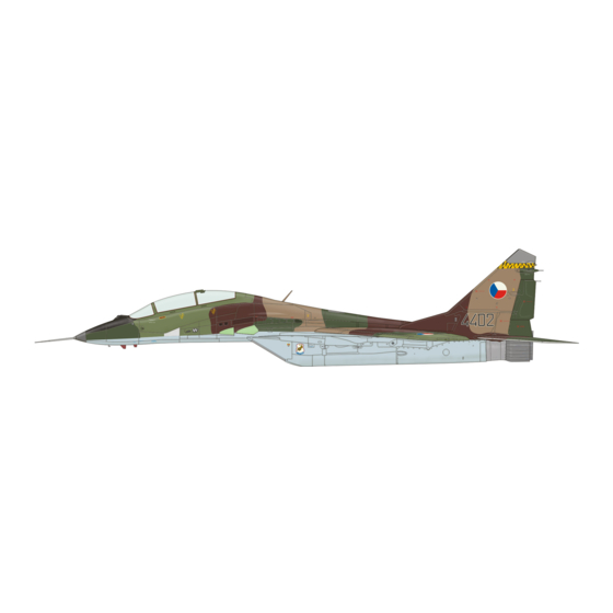 Eduard MiG-29UB undercarriage Quick Start Manual