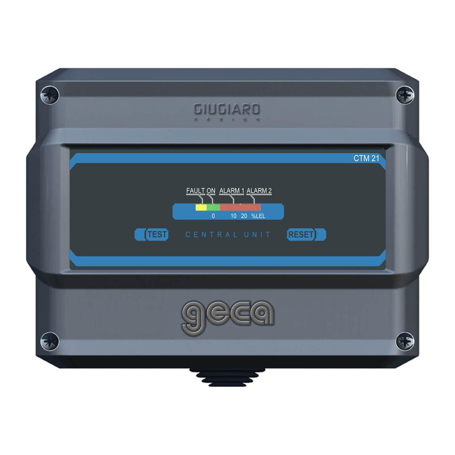 Geca CTP21 User Manual