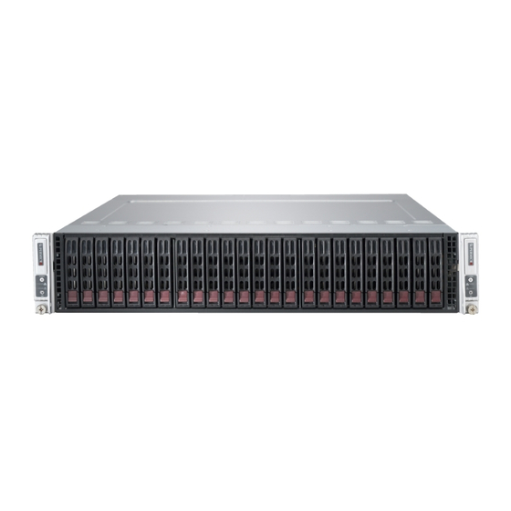 Supermicro SUPERSERVER 2028TP-DNCR Manuals