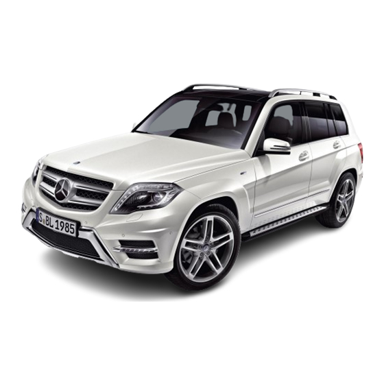 Mercedes-Benz GLK 350 CDI 4MATIC 2012 Owner's Manual
