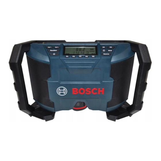Bosch GPB 12V-10 Professional Manuals