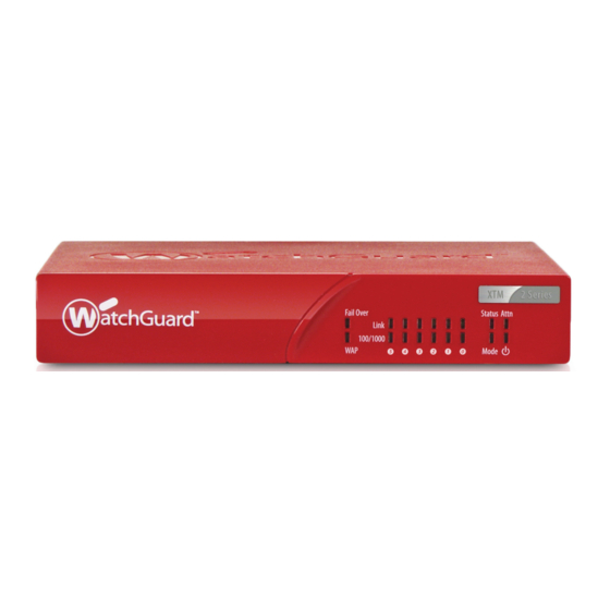 Edimax WatchGuard XTM 2 Series Hardware Manual