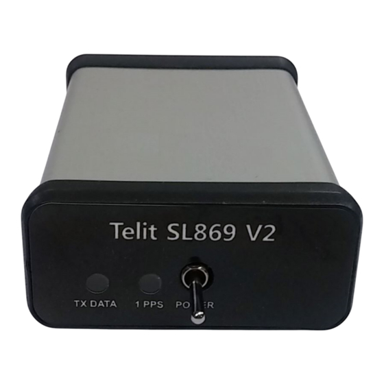 Telit Wireless Solutions SL869-V2 Product User Manual