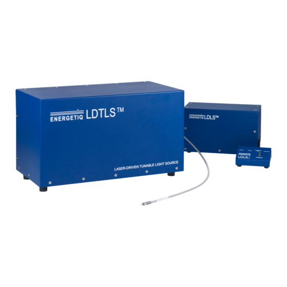 Hamamatsu ENERGETIQ TLS-EQ-77-S Operation And Maintenance Manual
