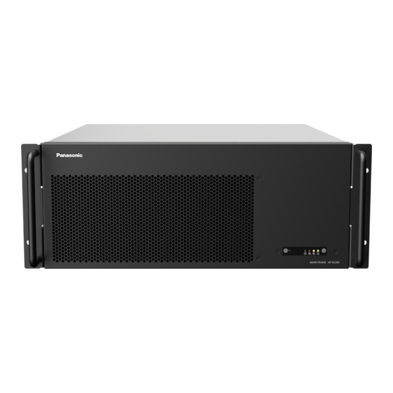 Panasonic Kairos AT-KC200 Operating Manual