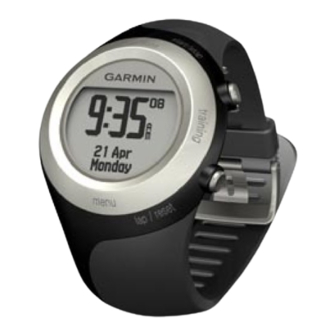 Garmin forerunner 405 Owner's Manual