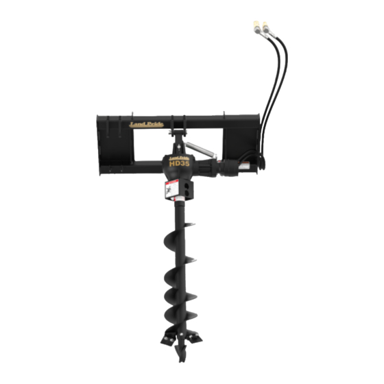 Land Pride Post Hole Diggers HD25 Specifications & Capacities