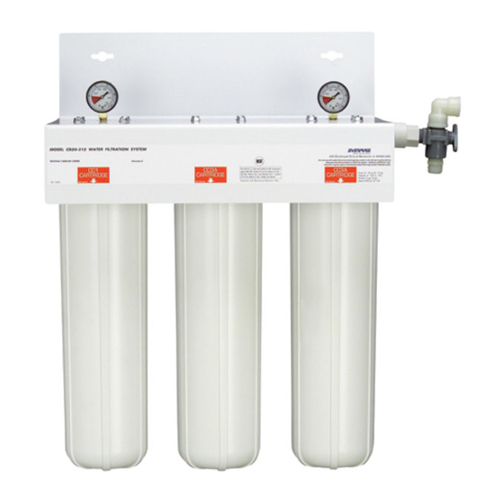 EVERPURE WATER FILTRATION SYSTEM CB20312E INSTALLATION AND OPERATING