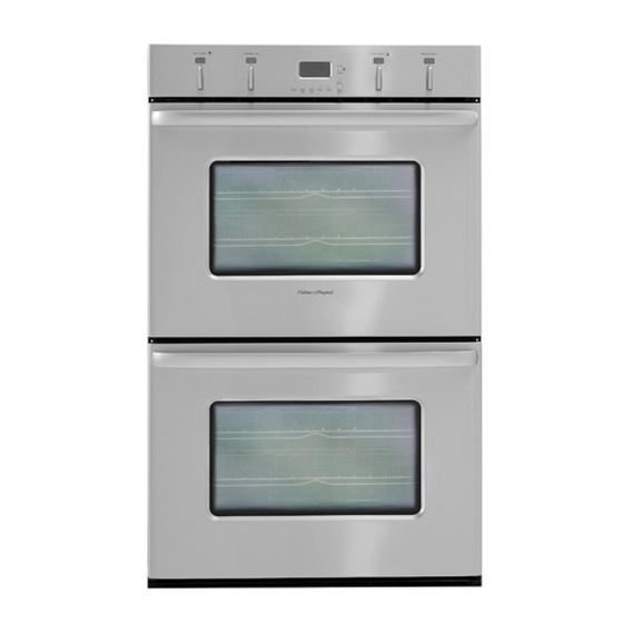 fisher & paykel double wall oven ob60b77dex3