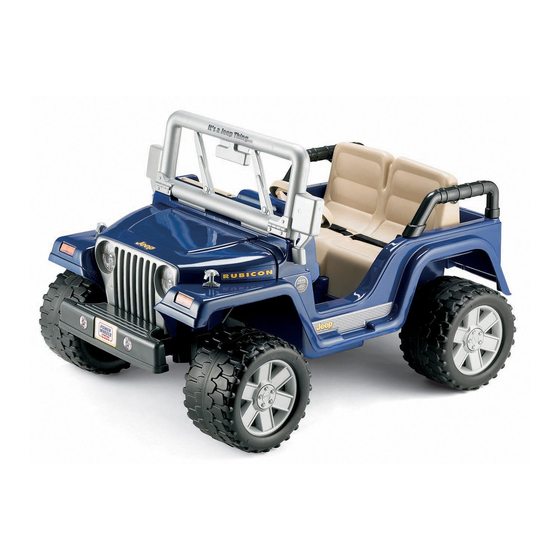 FISHER-PRICE JEEP RUBICON H4433 OWNER'S MANUAL & ASSEMBLY INSTRUCTIONS Pdf  Download | ManualsLib