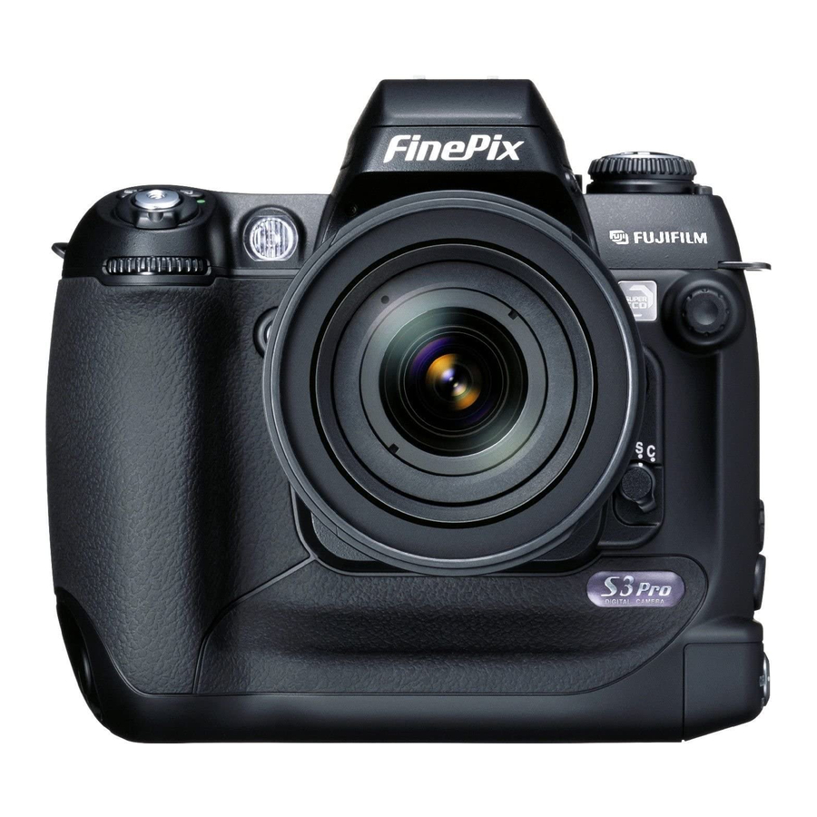 FujiFilm FinePix S3 Pro Digital Camera User Guide Instruction  Manual 