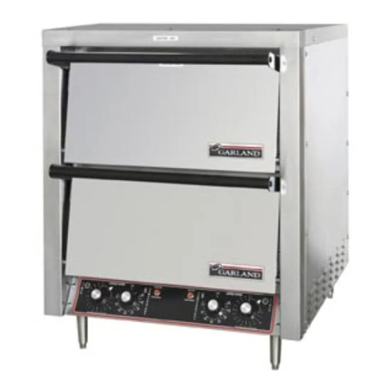 GARLAND ALL PURPOSE OVEN SPECIFICATIONS Pdf Download ManualsLib