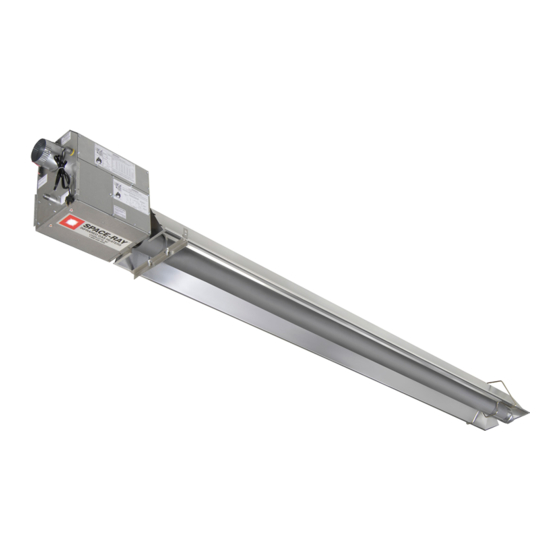 SPACE-RAY INFRARED RADIANT TUBE HEATER PTS SERIES INSTALLATION AND ...