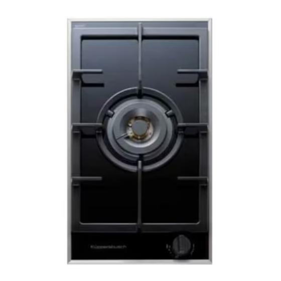 KUPPERSBUSCH GWS 307 INSTRUCTIONS FOR USE AND INSTALLATION INSTRUCTIONS