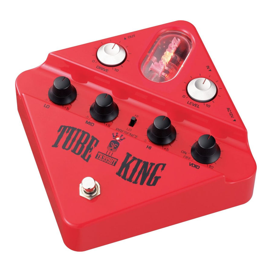 IBANEZ TUBE KING DISTORTION TK999HT OWNER'S MANUAL Pdf Download