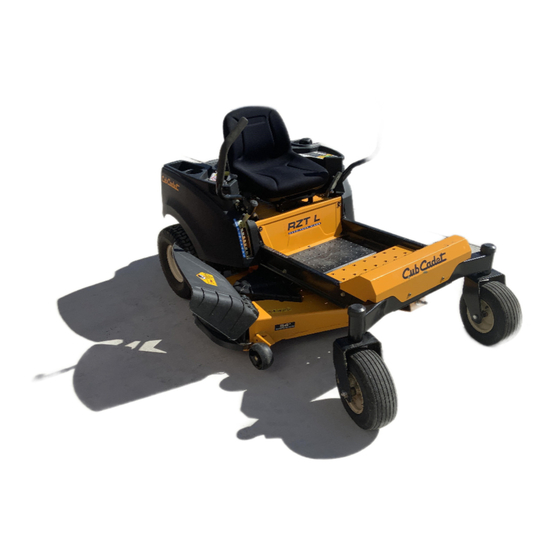 Cub cadet rzt s best sale 46 manual