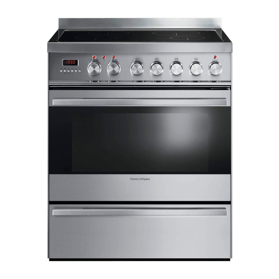 FISHER & PAYKEL OR30SDPWIX INSTALLATION INSTRUCTIONS AND USER MANUAL Pdf Download ManualsLib