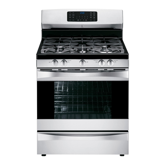 kenmore elite 5 burner gas stove with side oven