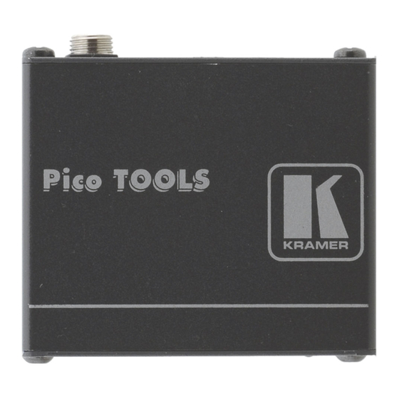 KRAMER PT-100 USER MANUAL Pdf Download | ManualsLib