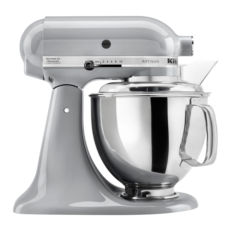 KitchenAid KSM95WH 10-Speed Stand Mixer w/ 4.5-qt Stainless Bowl