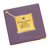 Motorola MC68302 User Manual