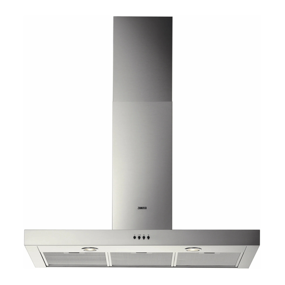 how to clean zanussi cooker hood filter