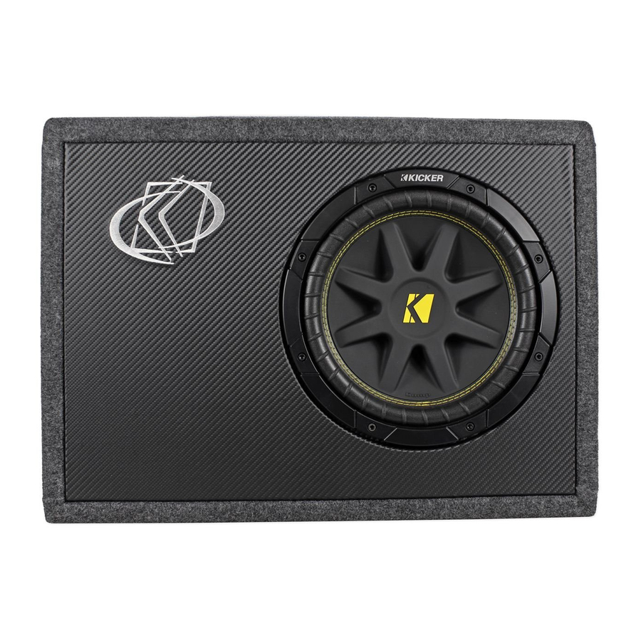 KICKER TC10 INSTALLATION INSTRUCTIONS Pdf Download ManualsLib