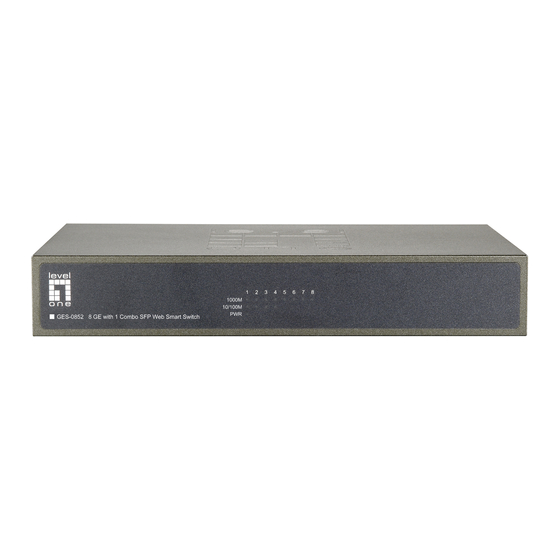 LevelOne GES-0852 Quick Installation Manual