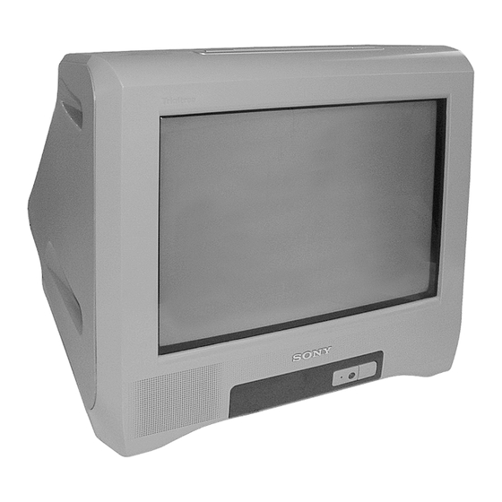 Sony Trinitron RM-W101 Service Manual