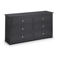 Happy Beds RADLEY Wooden 6 Drawer Chest Assembly Instructions Manual