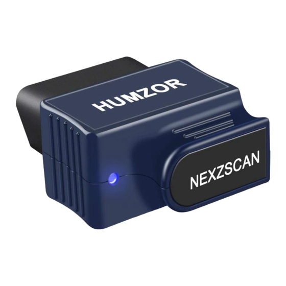 Humzor NEXZSCAN Quick Start Manual