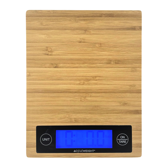 Accuweight KS710527 Instruction Manual