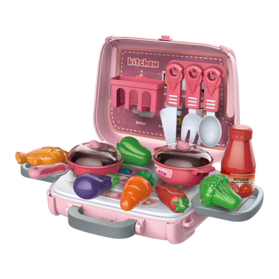 THINK GIZMOS Pretend Play Carry Case Chefs Station User Manual