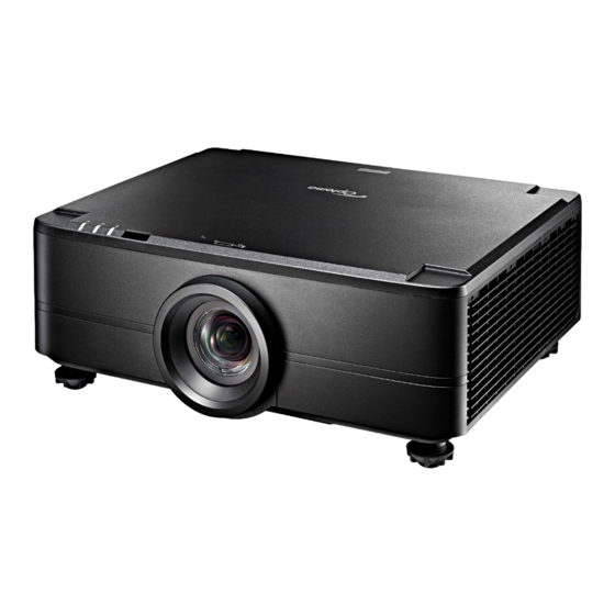 Optoma ZU725TST User Manual