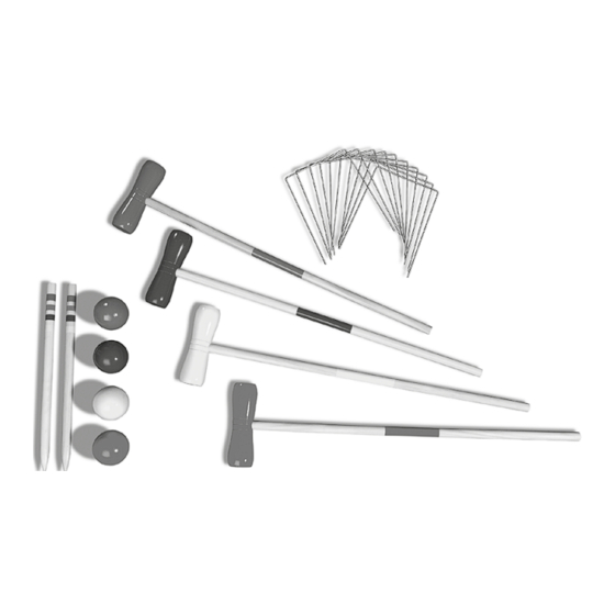 User Manuals: PLAYTIVE 103576 Croquet Set