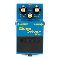 Boss BD-2 Blues Driver User Manual