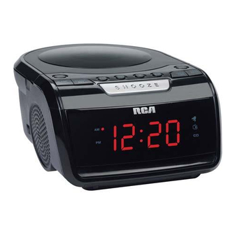 RCA RP5605 - RP CD Clock Radio User Manual