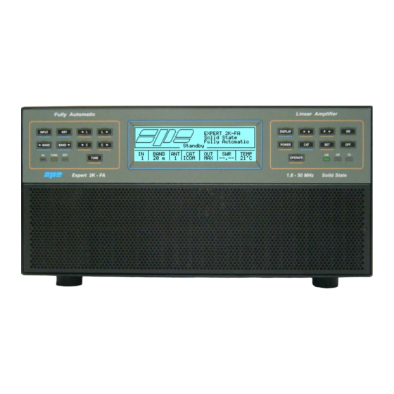 SPE EXPERT 2K-FA User Manual