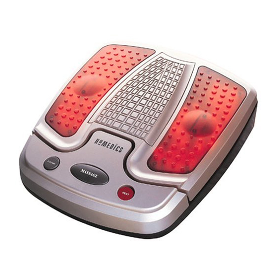 HoMedics FootPro Ultra Instruction Manual