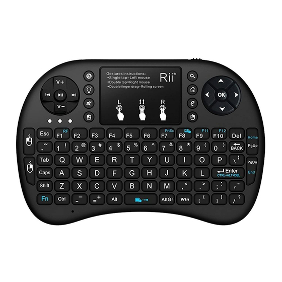 Rii i8 Installation & User Manual