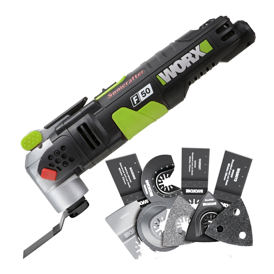 Worx SONICRAFTER WU681 Safety And Operating Manual