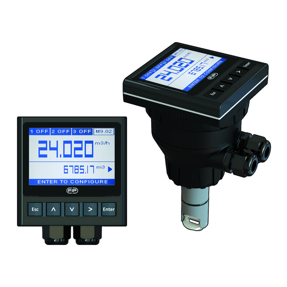 FIP FLS M9.02 Flow Monitor Transmitter Manuals