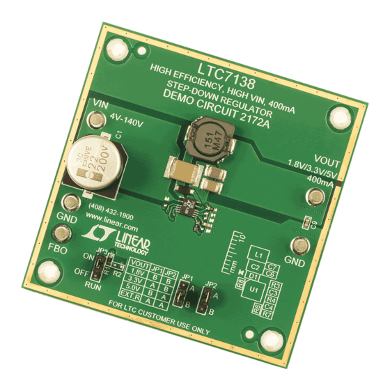 Linear Technology LTC7138 Demo Manual