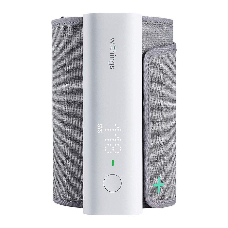 Withings BPM Connect Instruction Manual