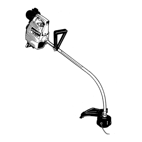 Weed Eater 1400T Operator's Manual