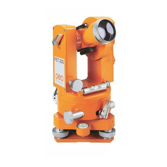 geo-FENNEL FET 200 Manual