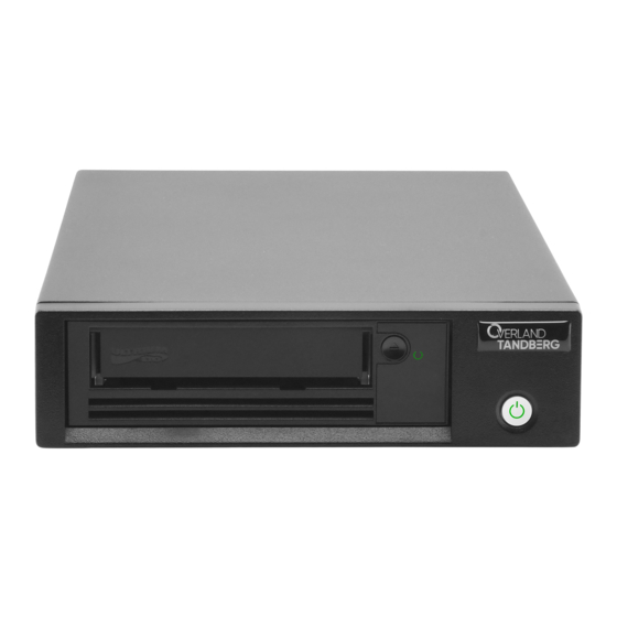 Overland Tandberg LTO-9 Quick Start Manual