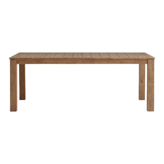World Market Corsica 620612 Assembly Instructions Manual